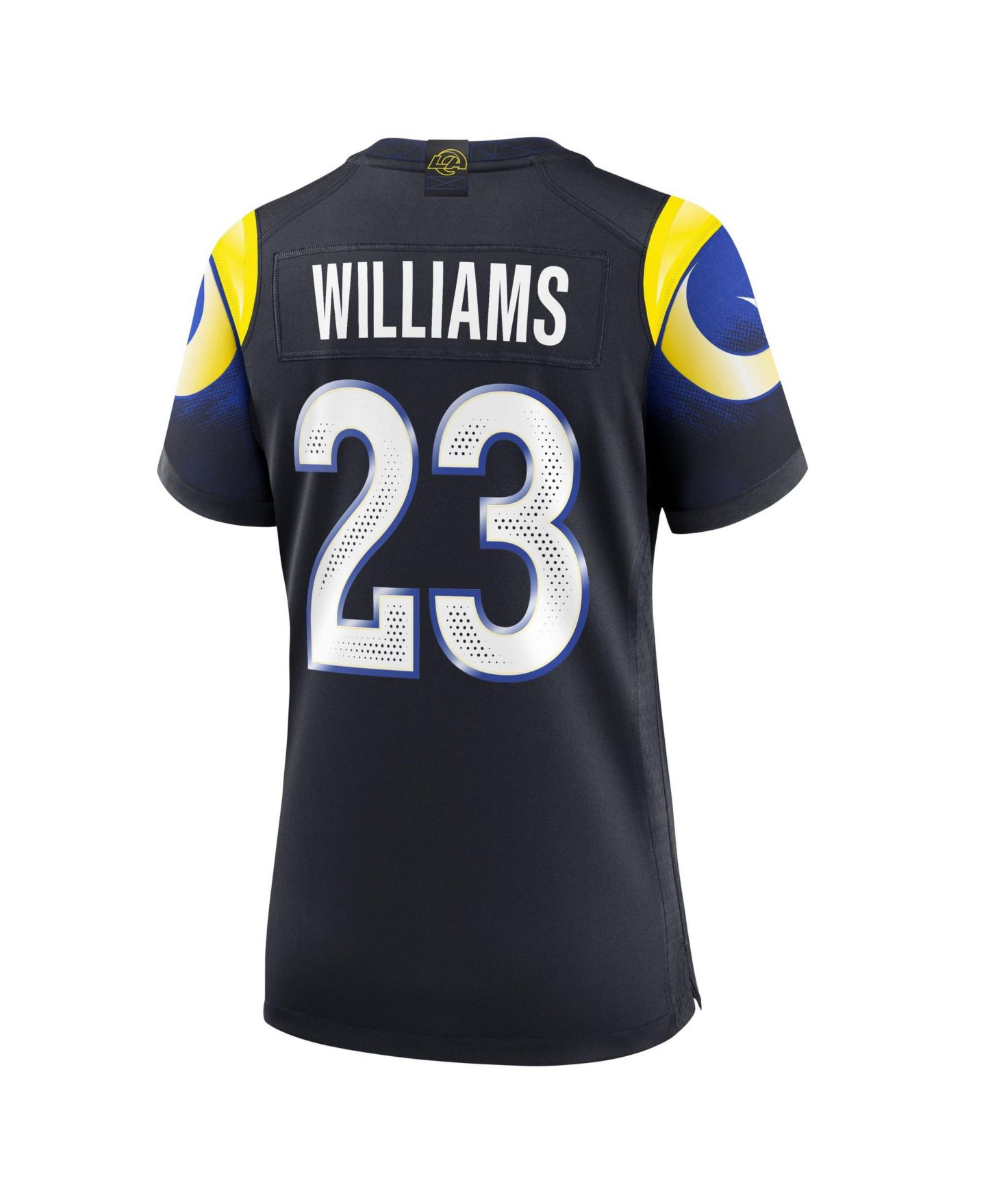 Женский топ Nike Kyren Williams Dark Blue Los Angeles Rams Rivalries Collection Game Jersey — фото 4