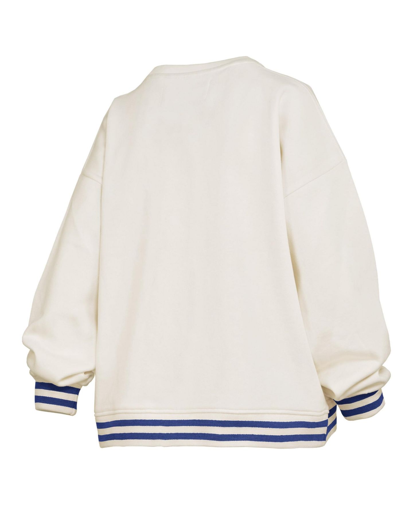 Женская толстовка Pressbox Cream Kentucky Wildcats Bonanza Chenille Ribbed — фото 3