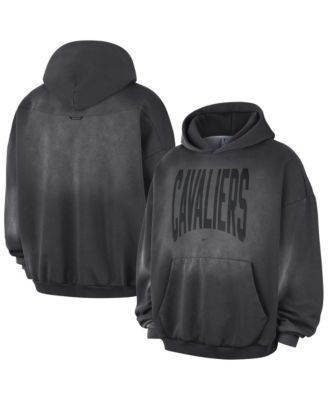 Men's Charcoal Cleveland Cavaliers 2026 Standard Issue Travel Washed Fleece Pullover Hoodie