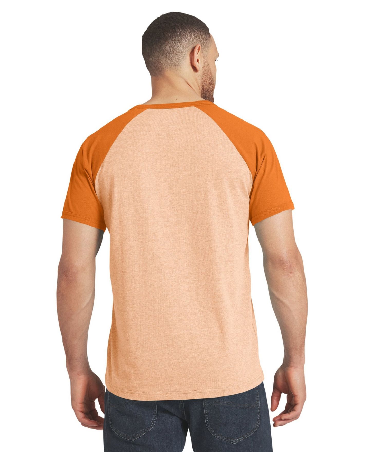 Мужская футболка Darius Rucker Collection By Fanatics Tennessee Orange Tennessee Volunteers Raglan — фото 2