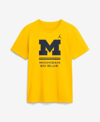 Men's Maize Michigan Wolverines 2026 Sideline Dri-FIT T-Shirt