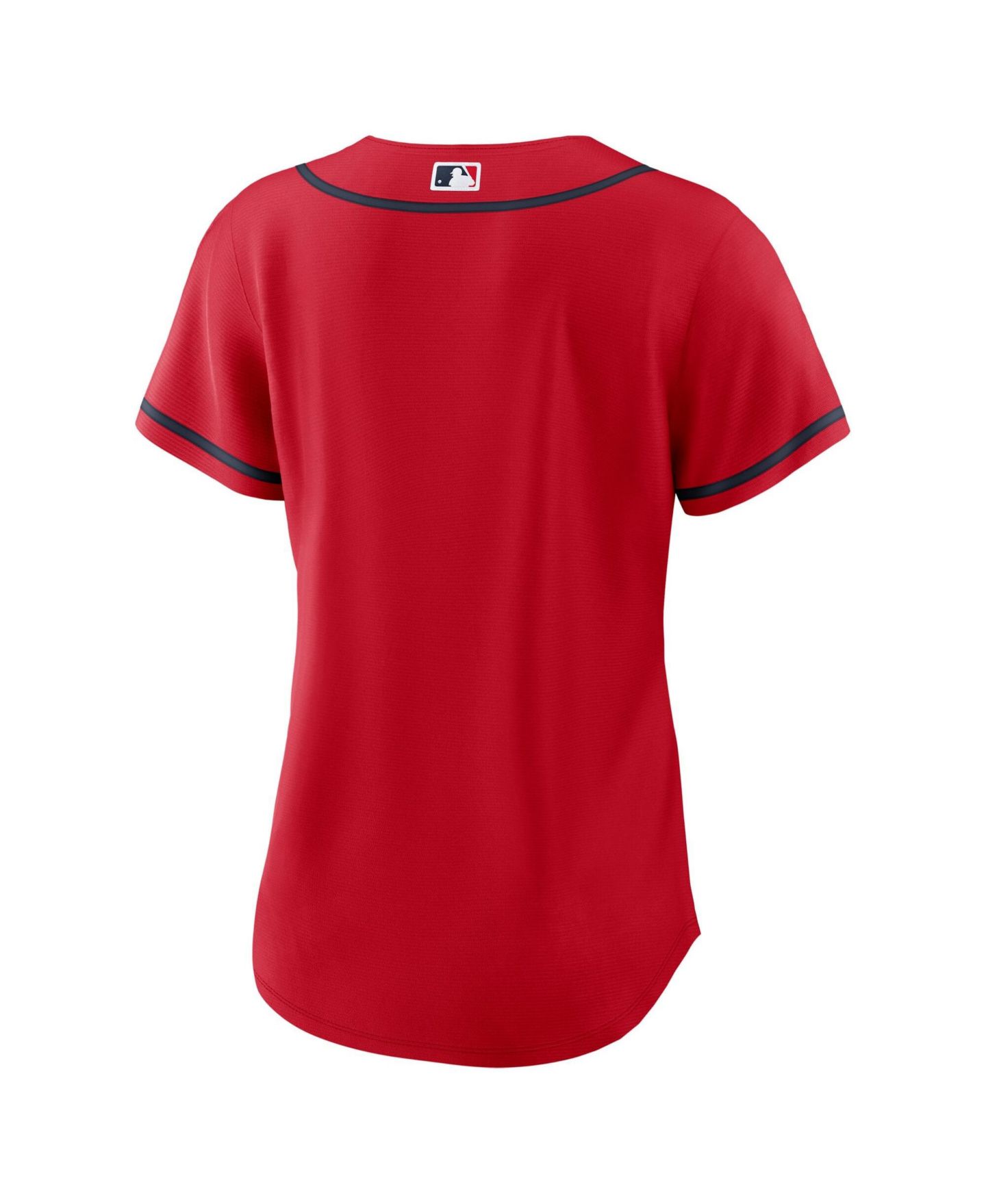 Женский топ Nike Red Atlanta Braves Alternate Replica Jersey — фото 3