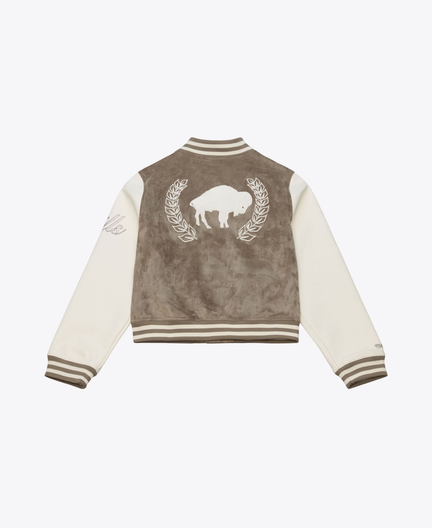 Женская куртка Mitchell & Ness Tan Buffalo Bills Full-Snap Varsity — фото 3