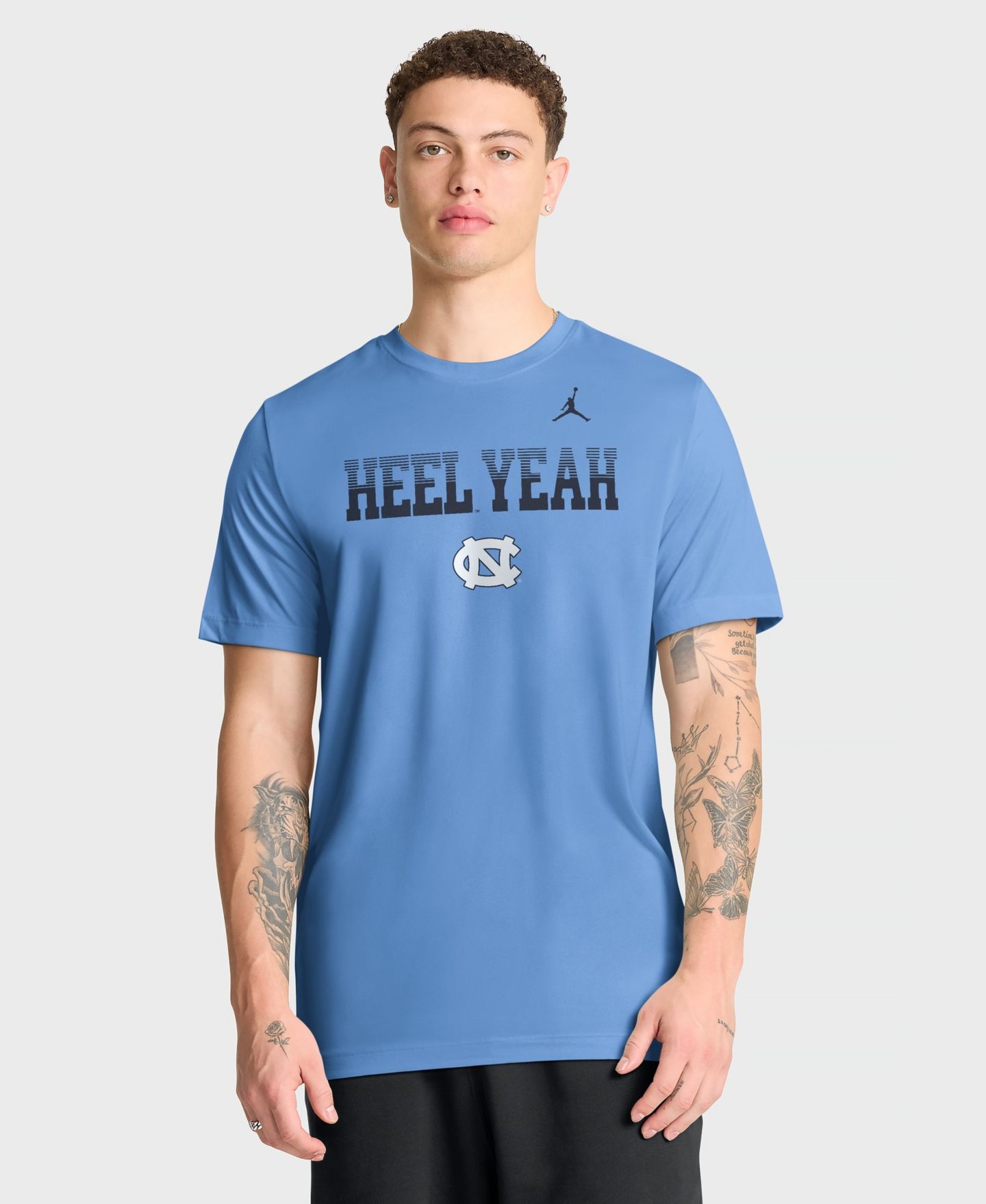 Мужские футболки Jordan Carolina Blue North Carolina Tar Heels Primetime Legend Kinetic Mantra Dri-FIT — фото 1
