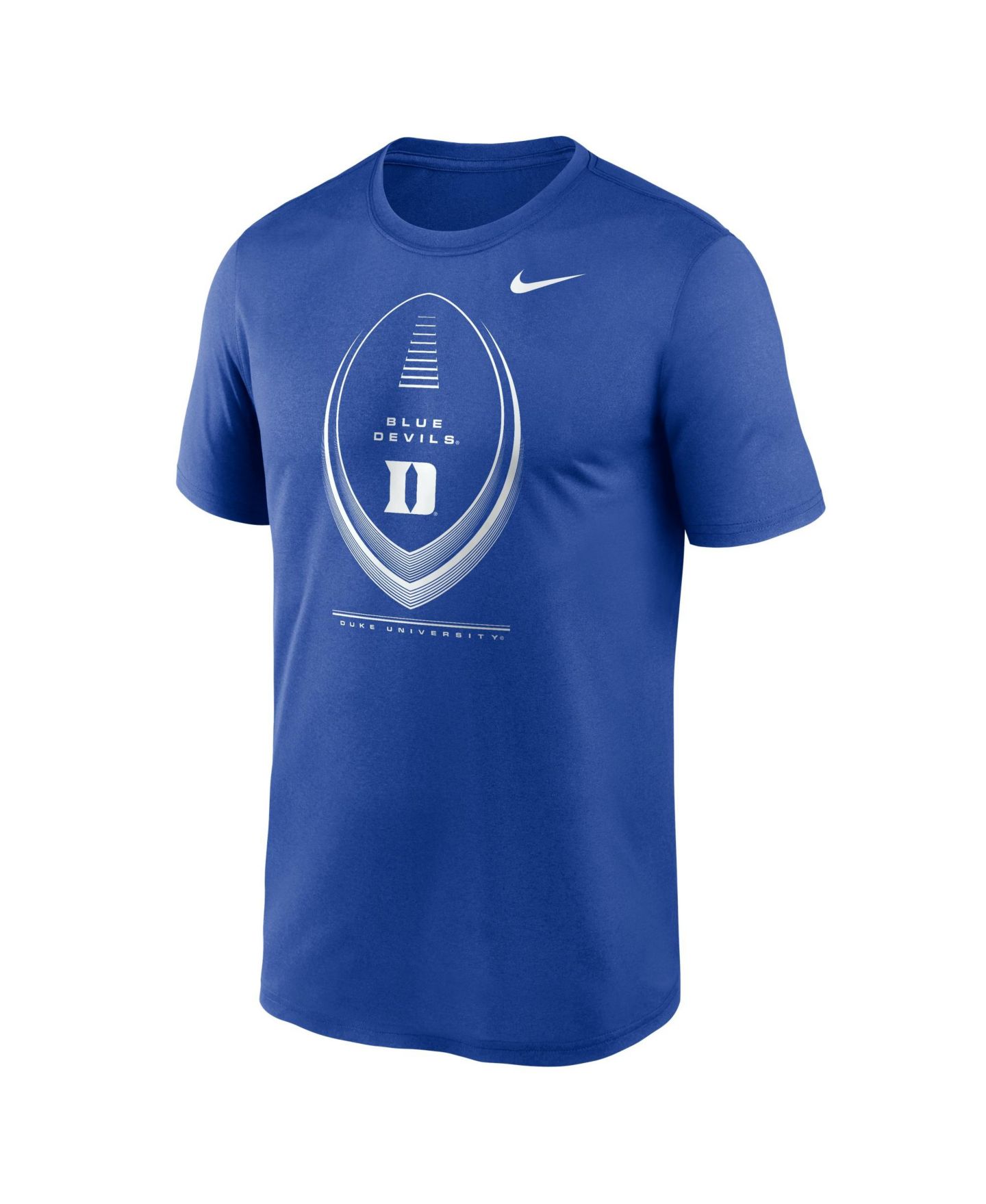 Мужская футболка Nike Royal Duke Blue Devils Primetime Legend Football Icon Dri-FIT — фото 4