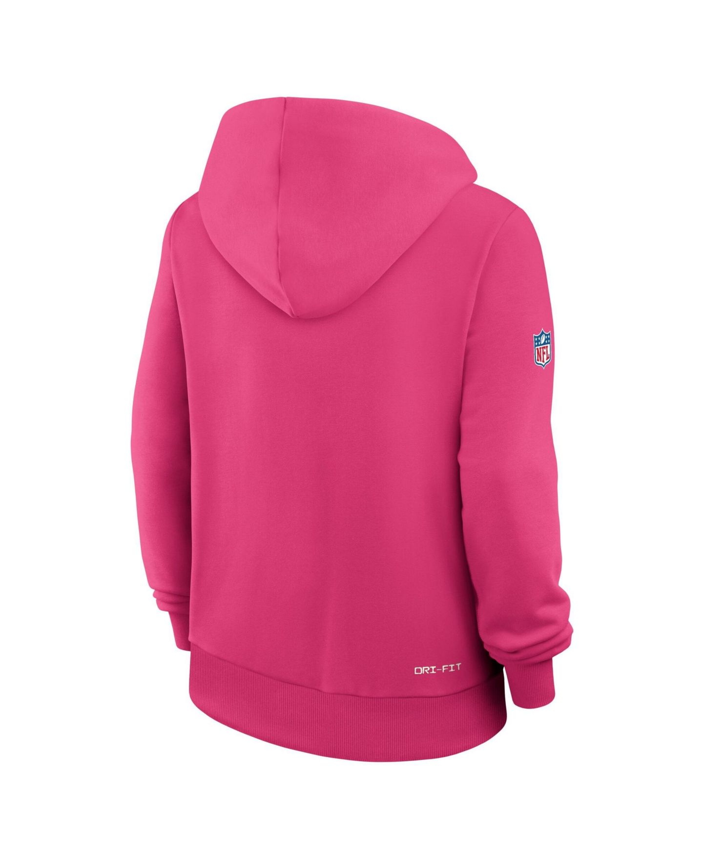 Женское худи Nike Pink Detroit Lions 2026 NFL Crucial Catch Sideline Standard Issue Dri-FIT Pullover — фото 4