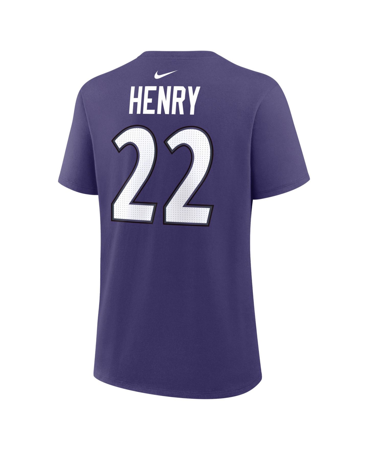 Женская футболка Nike Derrick Henry Purple Baltimore Ravens Name & Number — фото 3