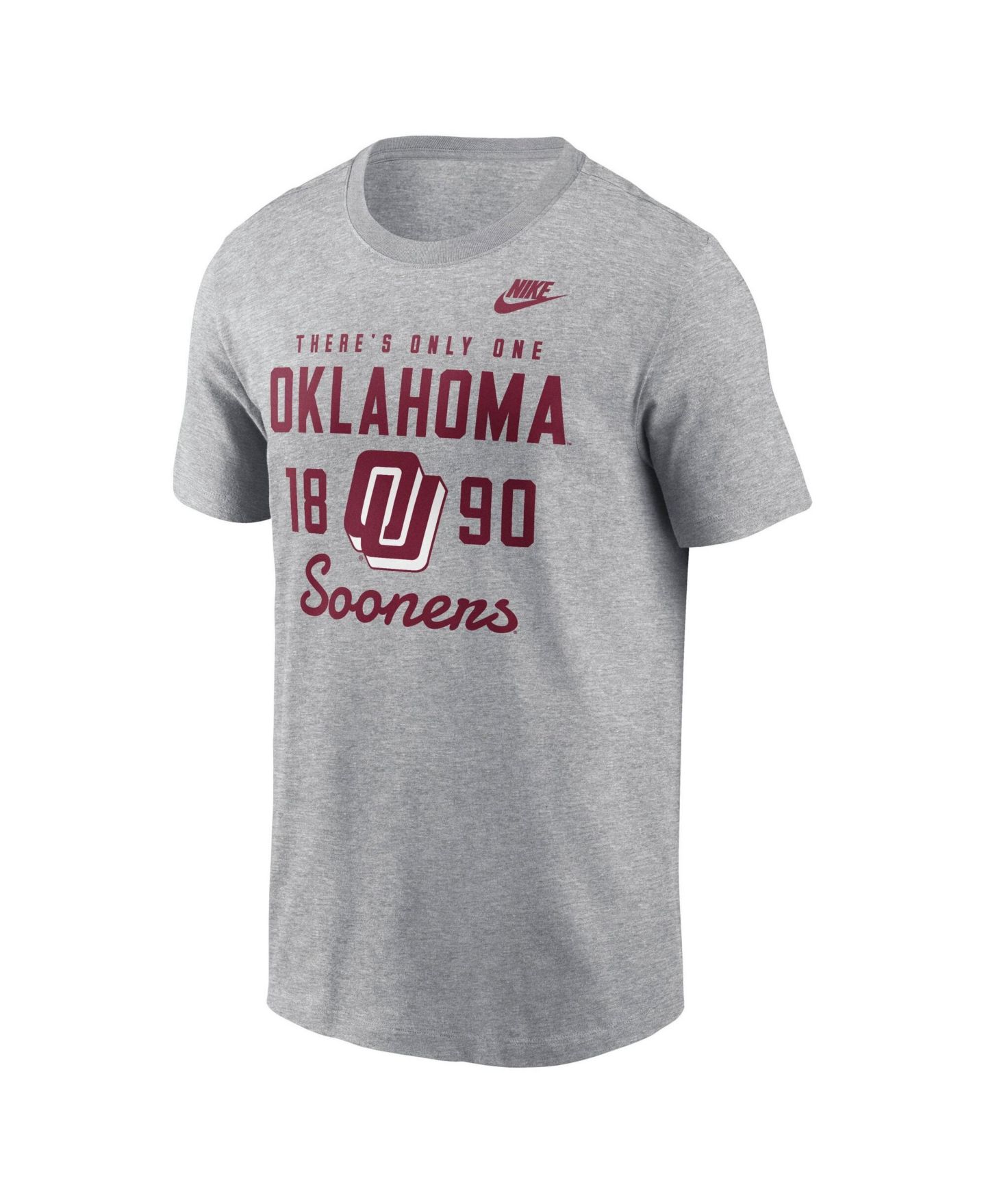 Мужская футболка Nike Gray Oklahoma Sooners Legacy Stacked Established — фото 4