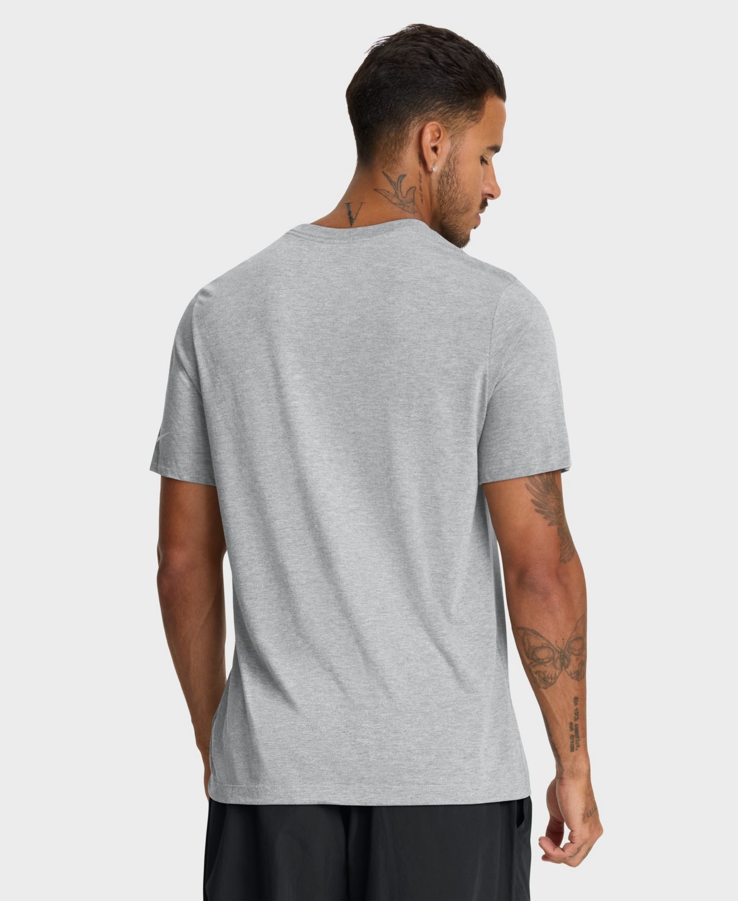 Мужская футболка Nike Heather Gray Detroit Lions Believe The Game Tri-Blend — фото 2