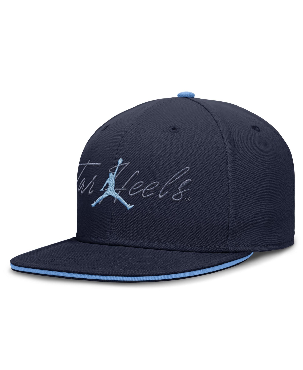 Jordan Men's Navy North Carolina Tar Heels Dri-fit Primetime Script Fitted Hat - Navy