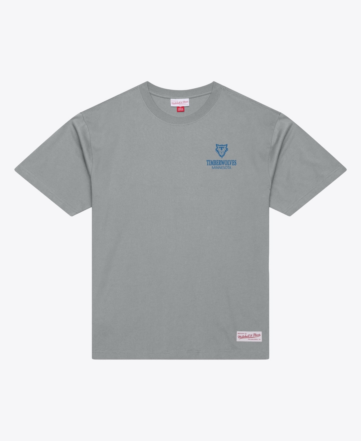 Mitchell & Ness Men's Gray Minnesota Timberwolves Core Essentials T-Shirt - Gray