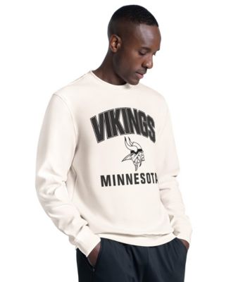 Men's Cream Minnesota Vikings Finish Line Tri-Blend Sweatshirt