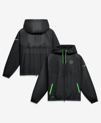 Men's Black Oregon Ducks Origin of Speed Full-Zip Windrunner Jacket