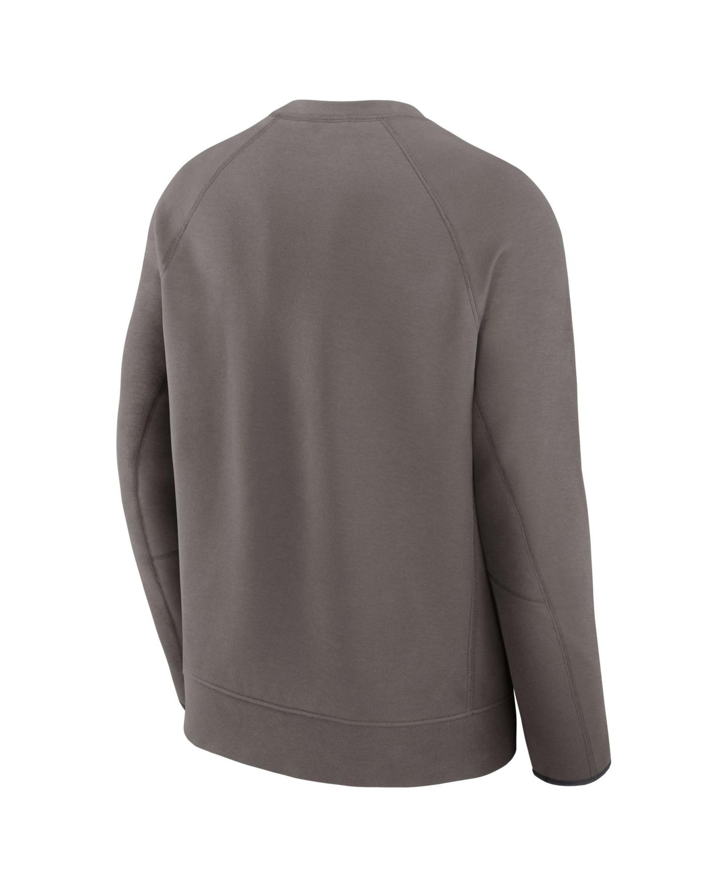 Мужская толстовка Nike Brown Los Angeles Dodgers Tech Fleece Crewneck — фото 3