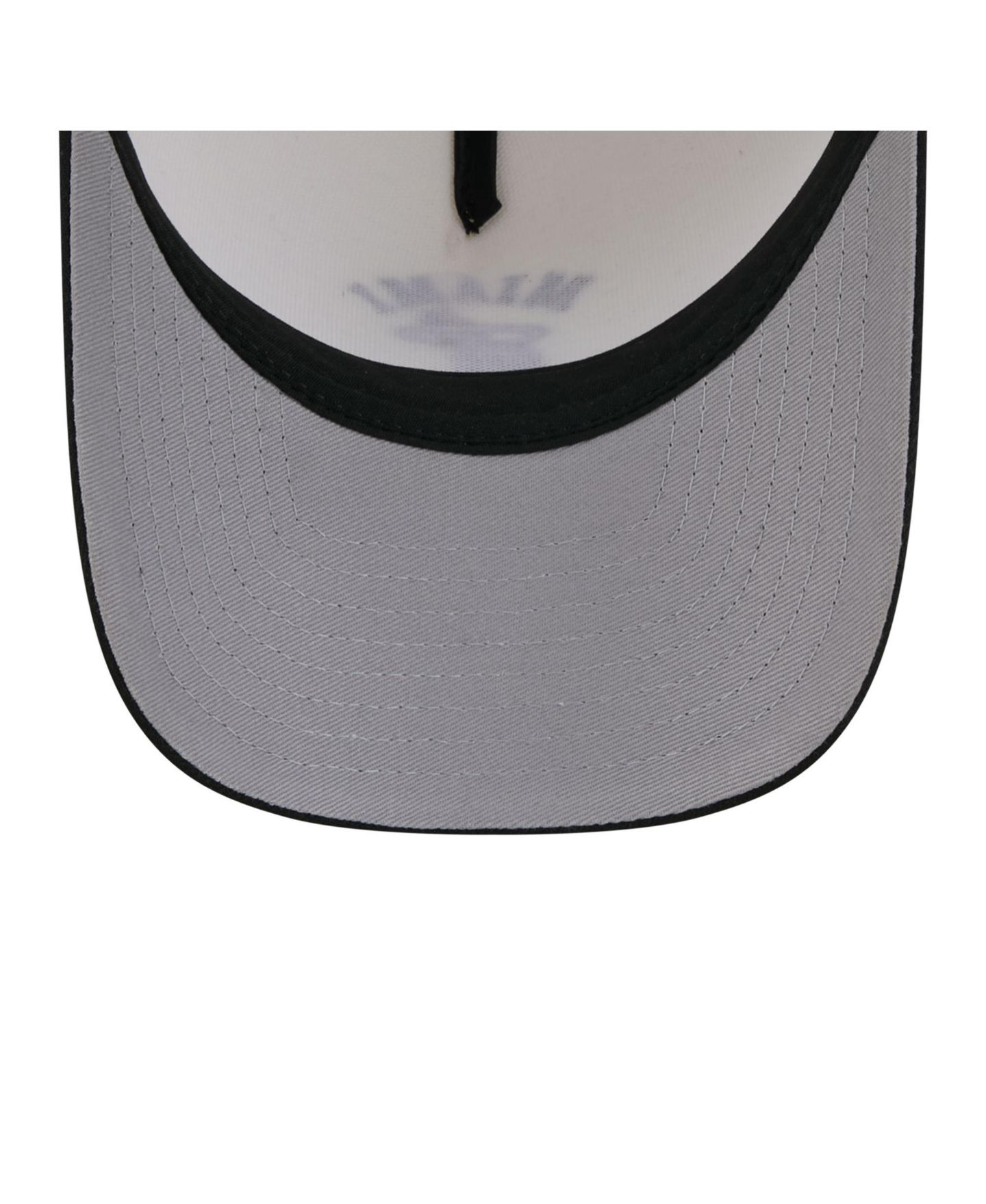 Мужская кепка New Era White/Black Miami Heat Arch 9FORTY A-Frame M-Crown Adjustable Hat — фото 5