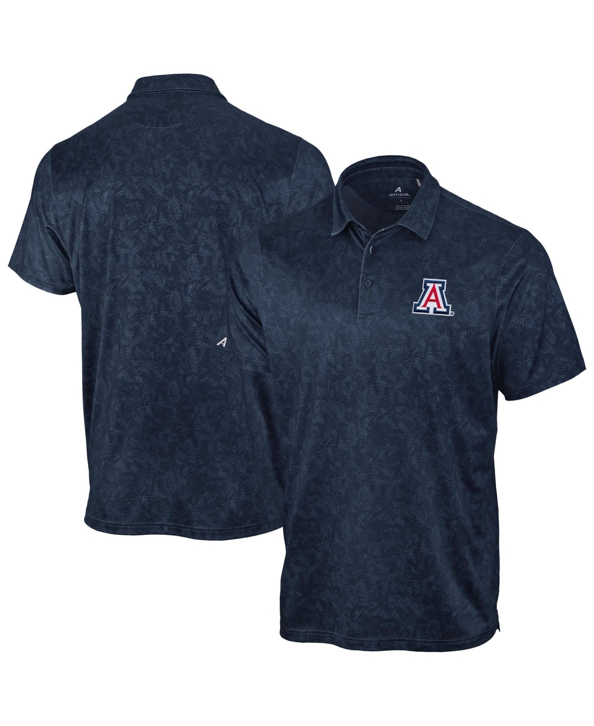 Antigua Men's Navy Arizona Wildcats Lush Polo Shirt - Navy