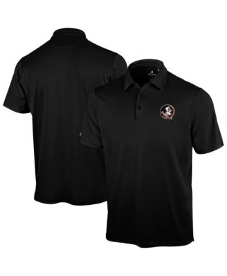 Men's Black Florida State Seminoles Unshakeable Solid Polo Shirt