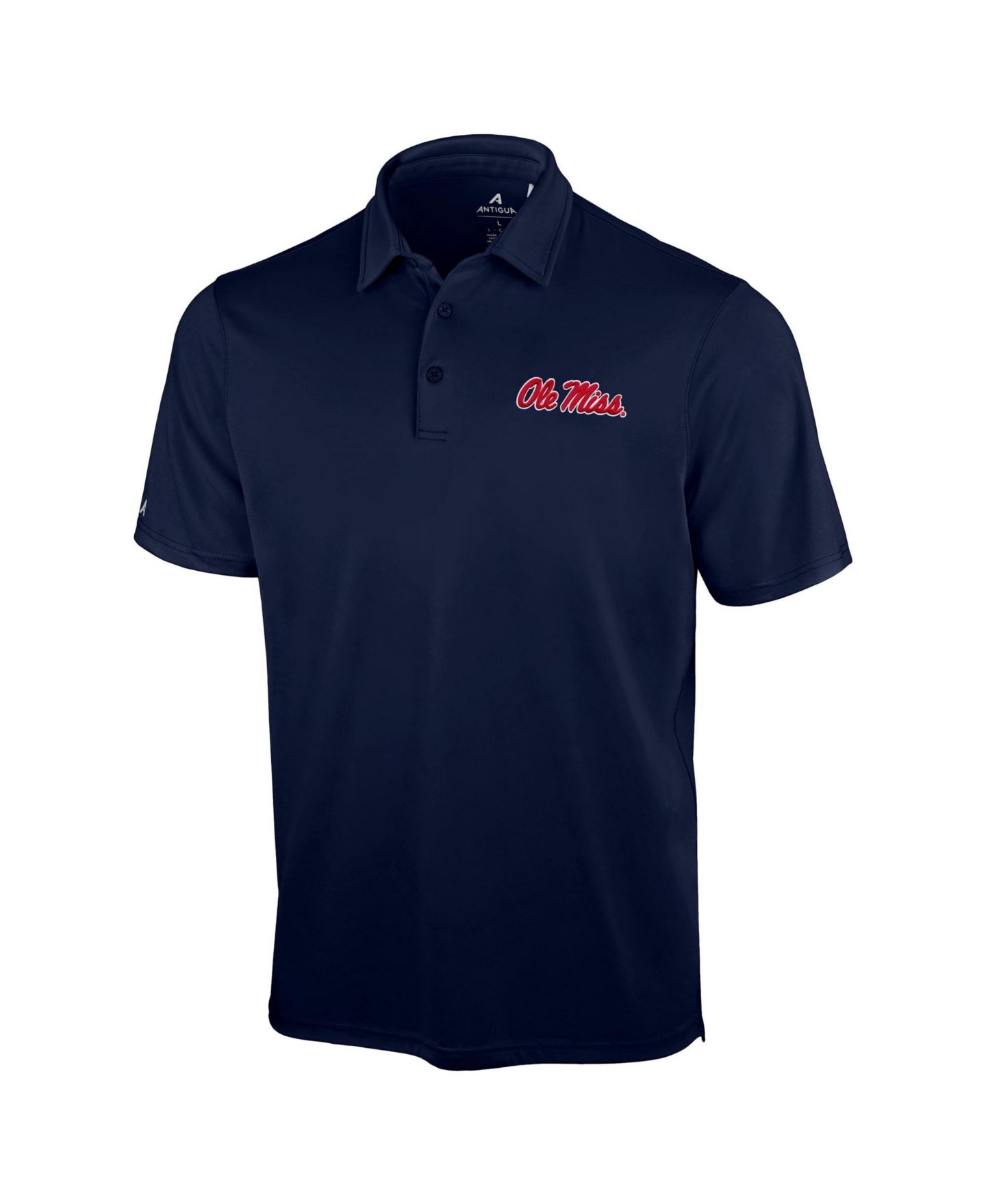 Мужское поло Antigua Navy Ole Miss Rebels Unshakeable Solid Polo — фото 2