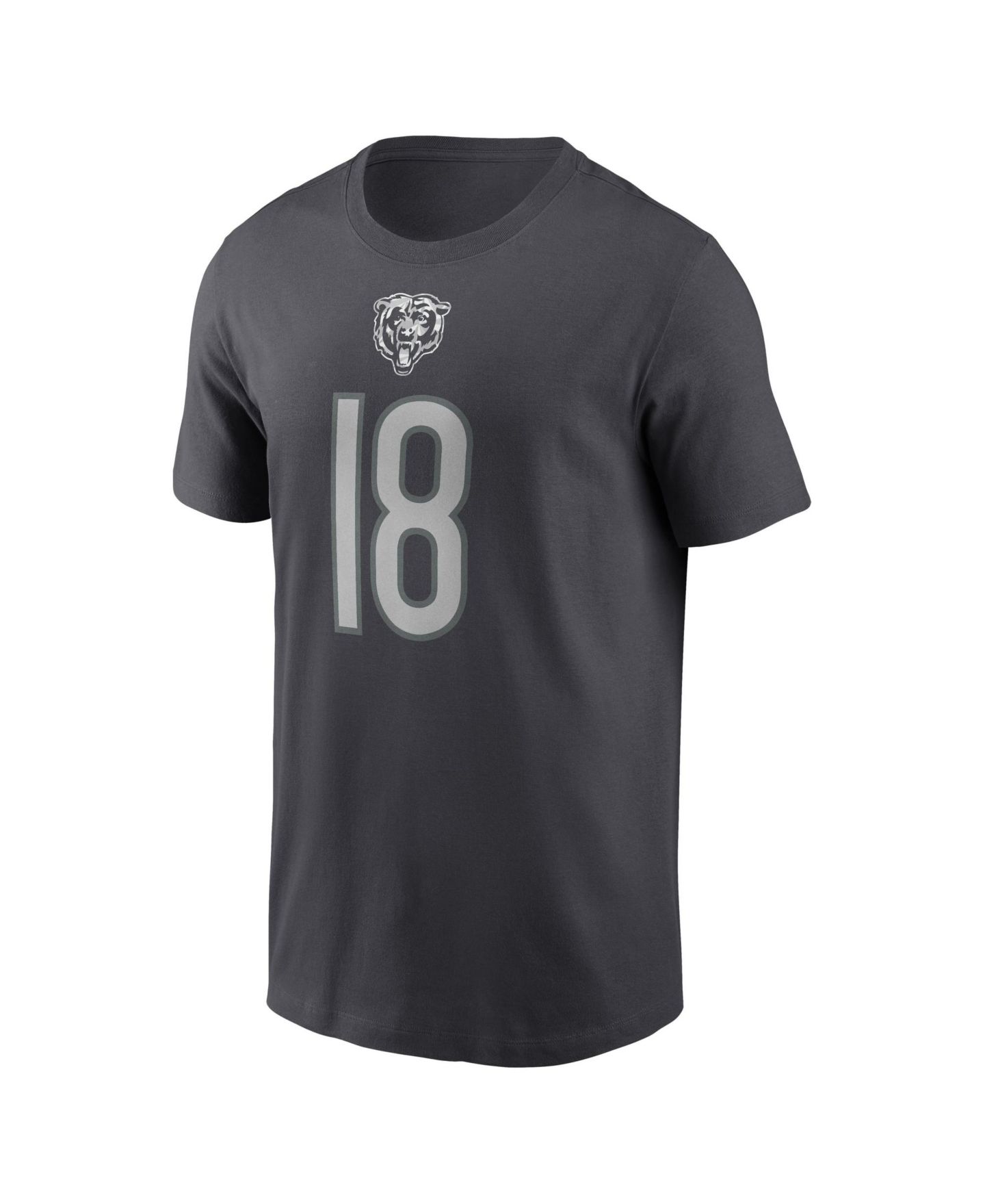 Мужская футболка Nike Caleb Williams Anthracite Chicago Bears Name & Number — фото 4