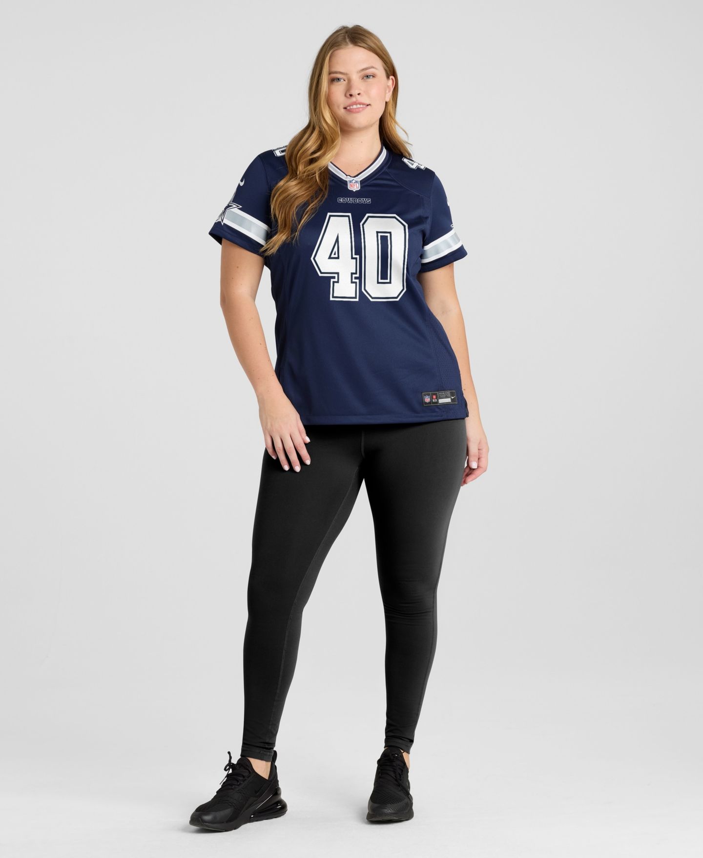 Женский топ Nike Von Miller Navy Dallas Cowboys Game Jersey — фото 4