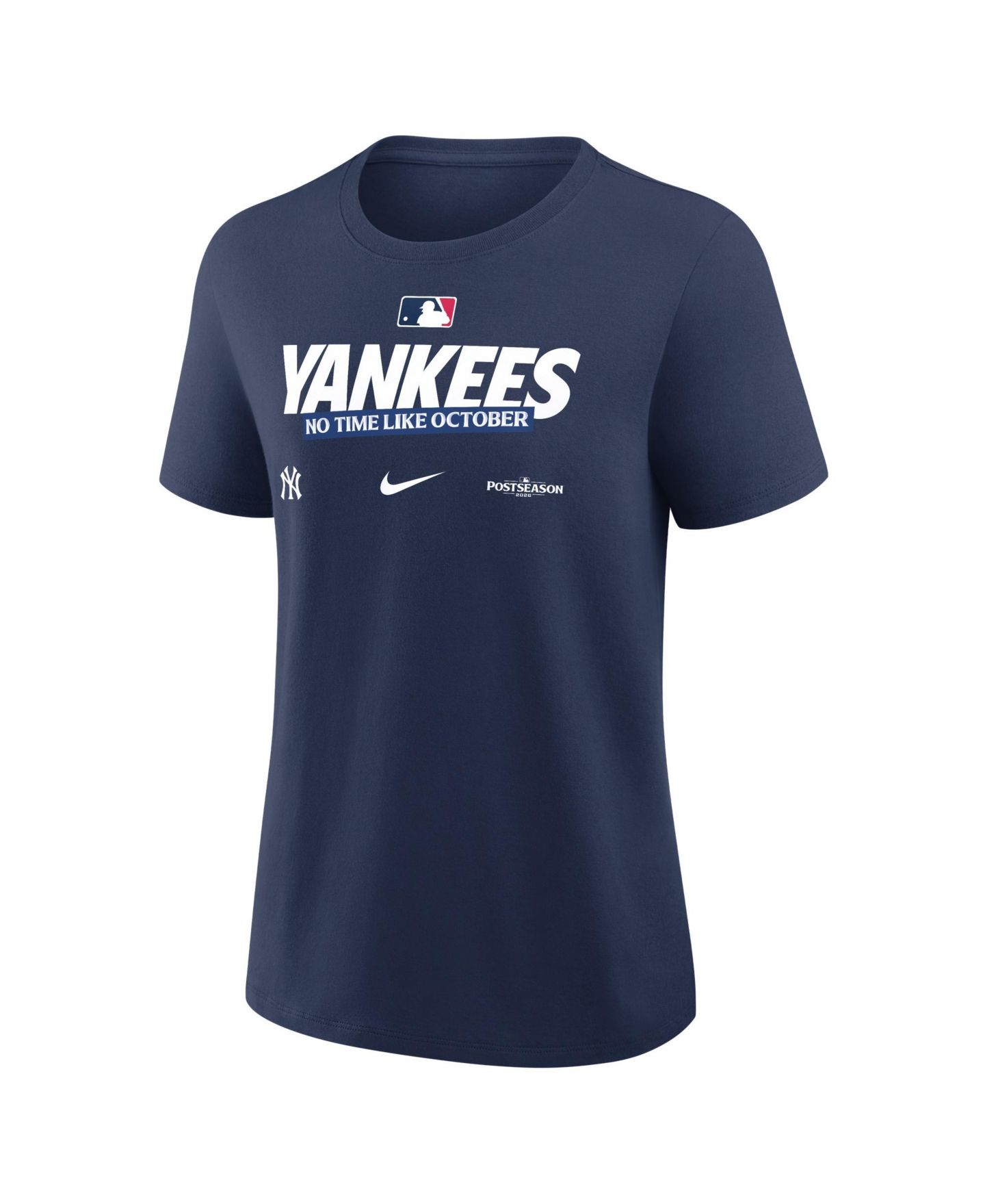 Женская футболка Nike Navy New York Yankees 2026 MLB Postseason Authentic Collection — фото 3