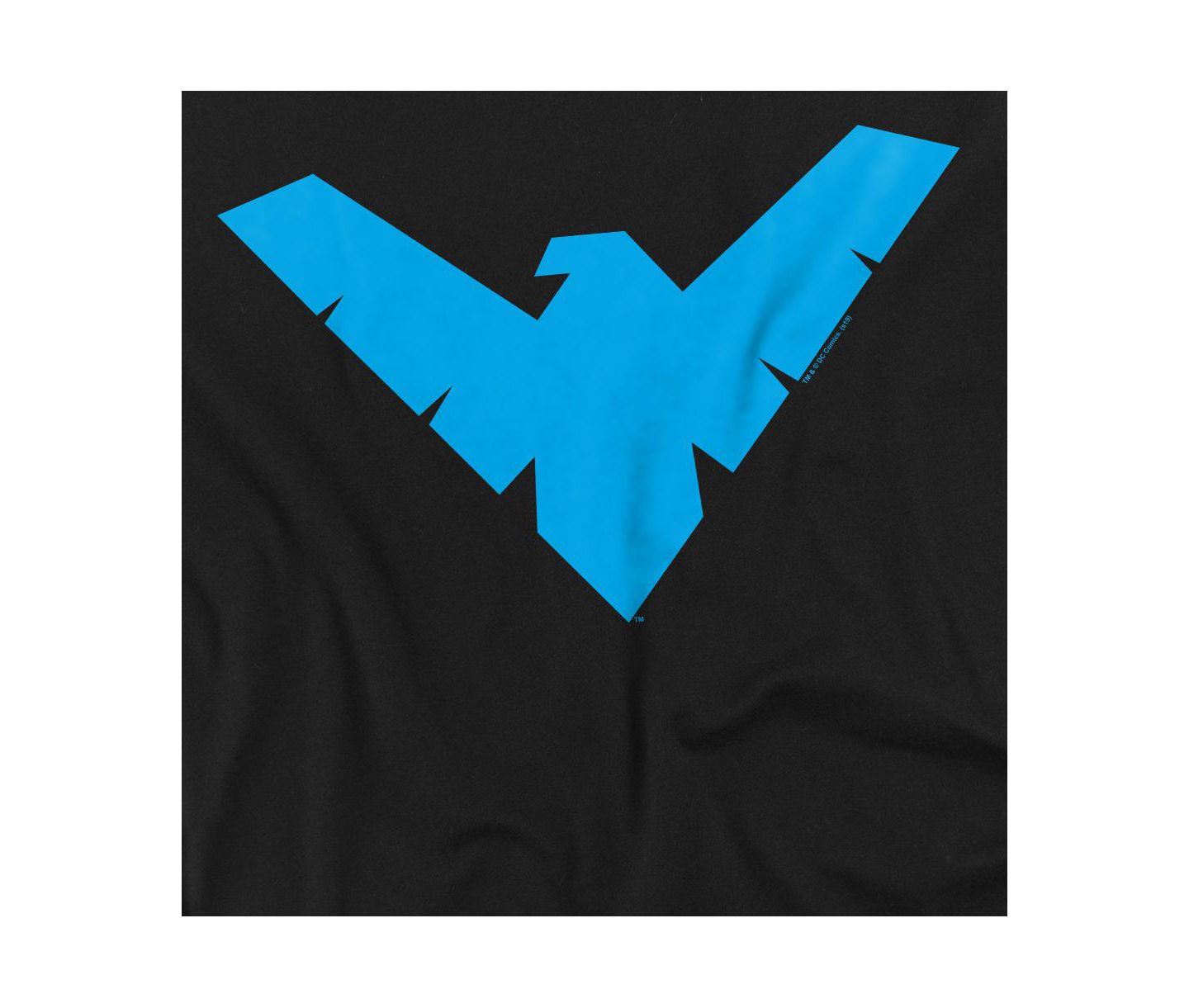 Мужская футболка Batman Nightwing Symbol Graphic Crewneck, цвет: Чёрный — фото 2