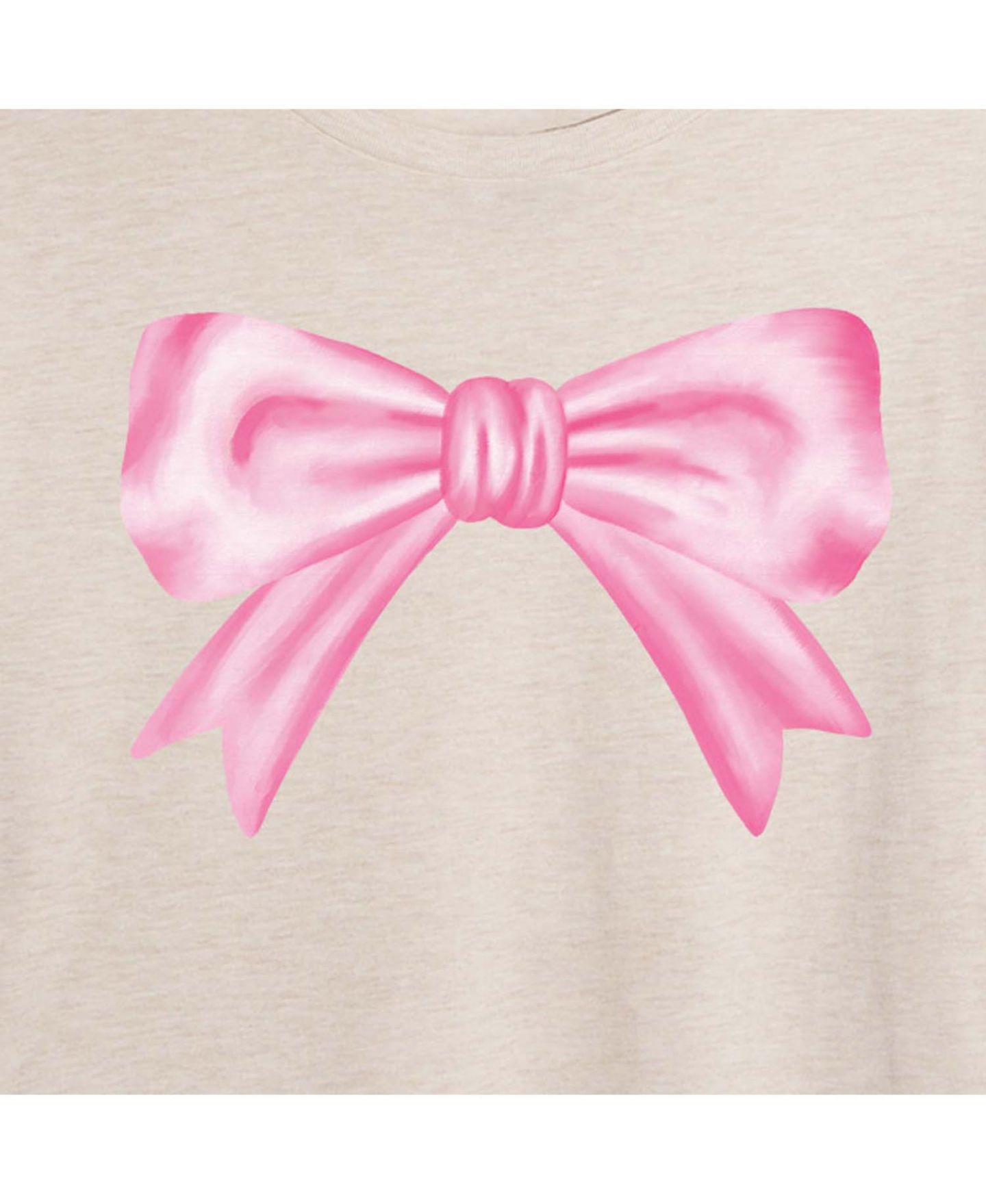 Женская футболка Instant Message Painted Bow Relaxed-Fit Graphic, цвет: Берёзовый — фото 7