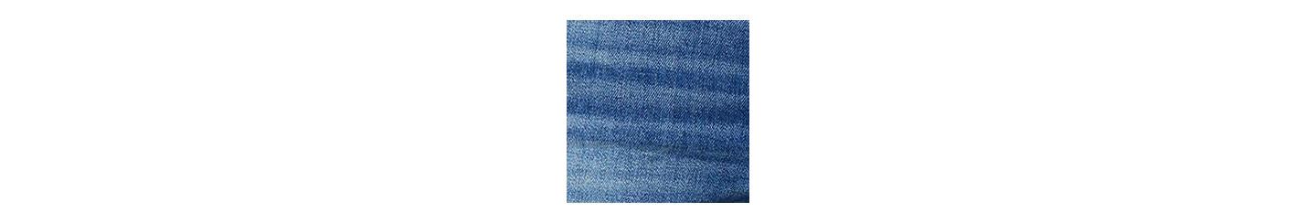 Женские джинсы Flying Monkey Fine Mid Rise Wide Leg Raw Hem, цвет: Синий — фото 3