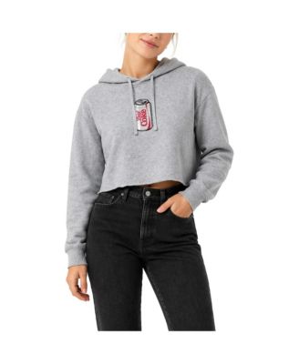 Juniors' Graphic Cropped Fleece Hoodie