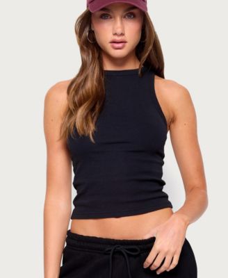 Women's Filipa Ribbed Crop Tank Top