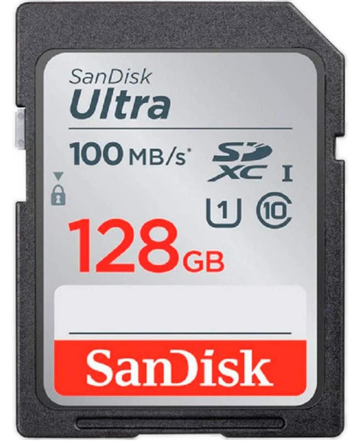 Sandisk Ultra Sdhc Memory Card, 128GB 100MB/s(R) - Black