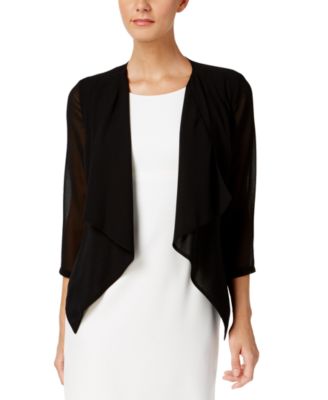 Lightweight Illusion Sleeve Draped Cardigan