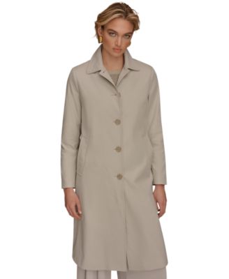 Women's Balmacaan Shirt Collar Coat