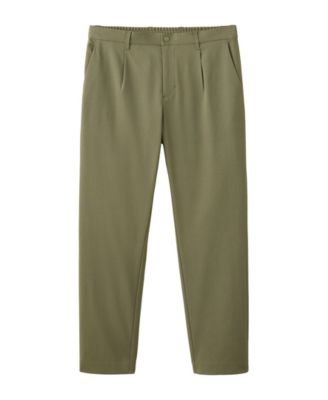 Men's Pantalon Estonia Regular-Fit Stretch Pleated Pants