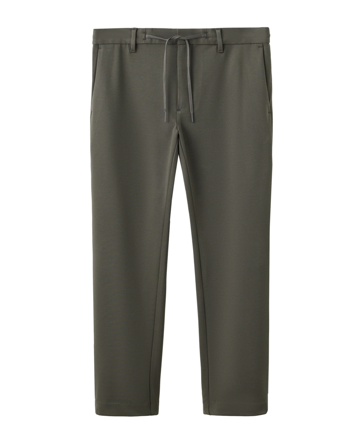 Mango Men's Polen Slim-Fit Stretch Flat-Front Pants - Medium Brown