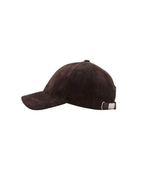 Мужская кепка Mango Suede Adjustable, цвет: Коричневый