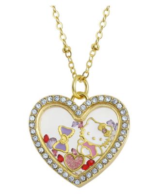 Sanrio Necklace Official License, Shaker Heart Pendant