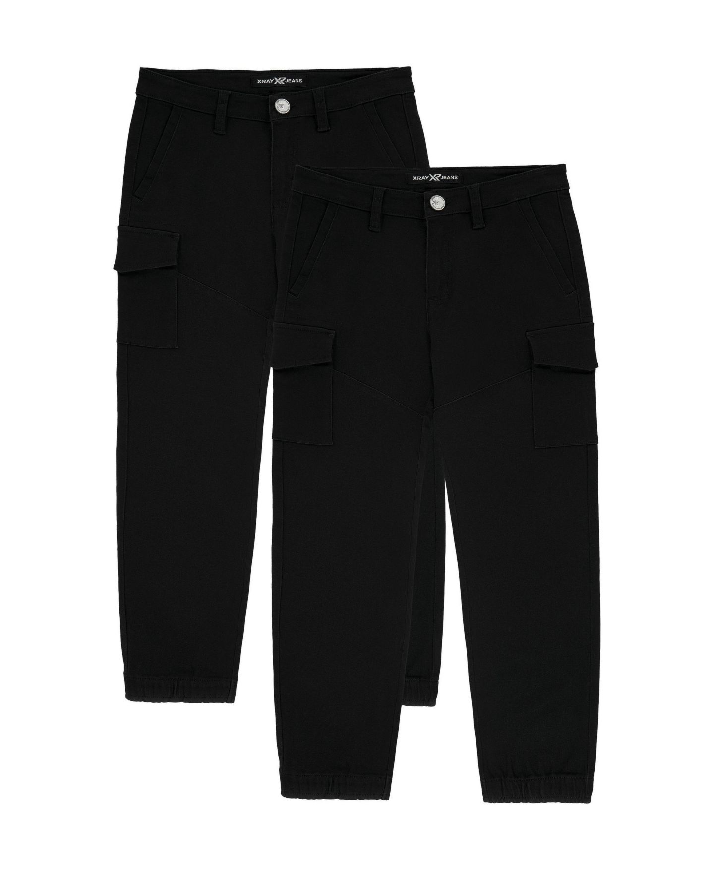 Брюки XRAY Slim-Fit Jogger Cargo, 2-Piece Set для мальчиков, цвет: Чёрный — фото 1