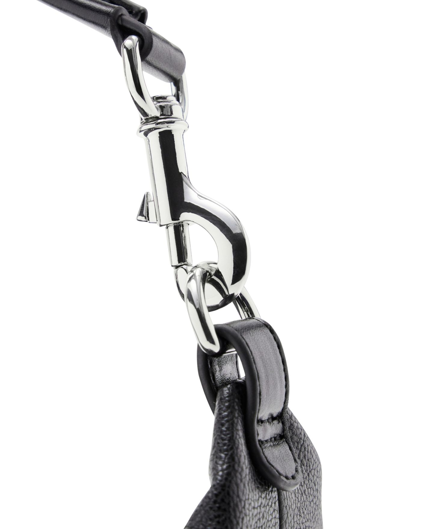 Женская сумка Mango Pipo Faux Leather Pocket Top-Handle Shoulder, цвет: Чёрный — фото 3