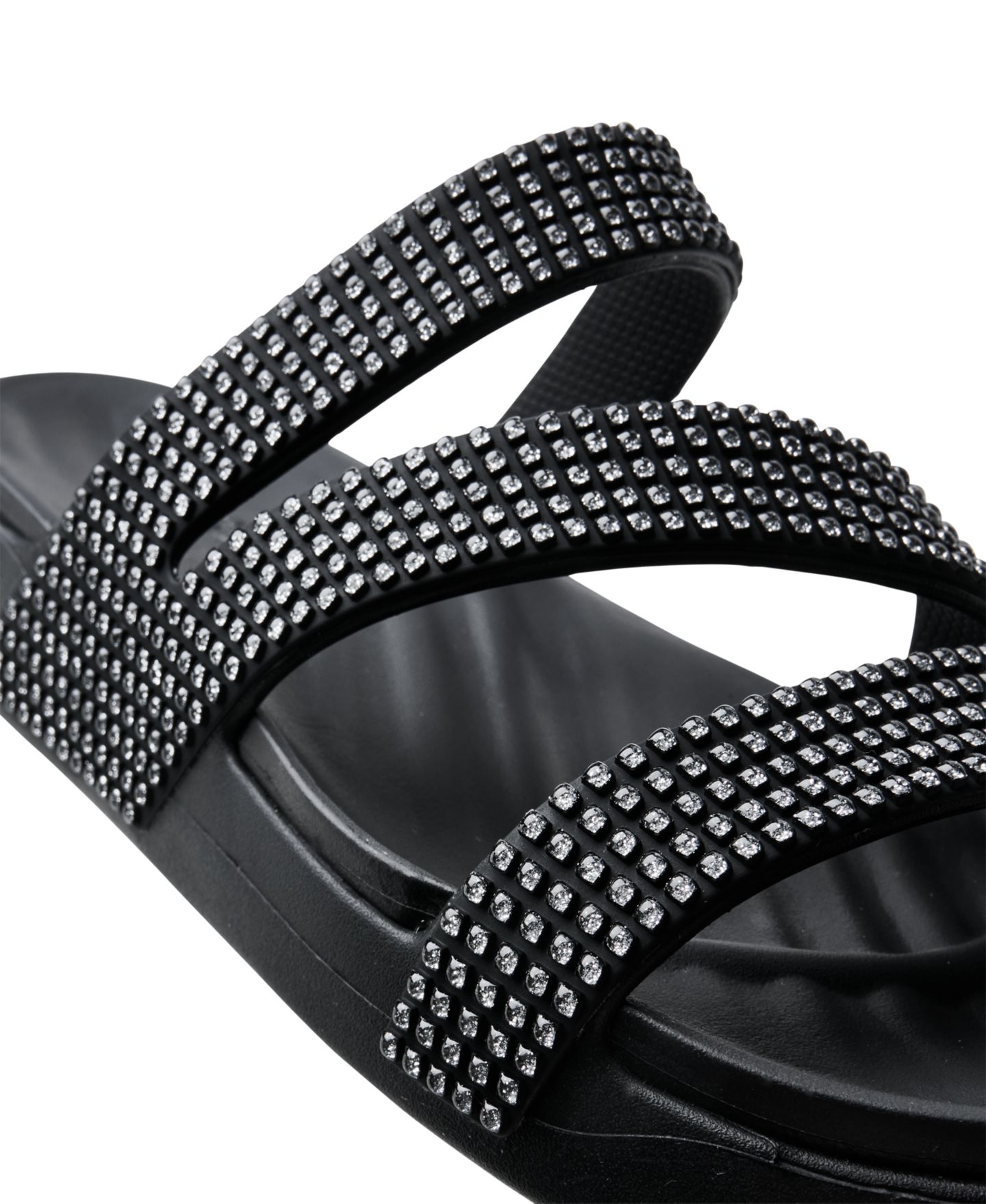 Женские сандалии Crocs Getaway Gems Strappy, цвет: Чёрный — фото 6