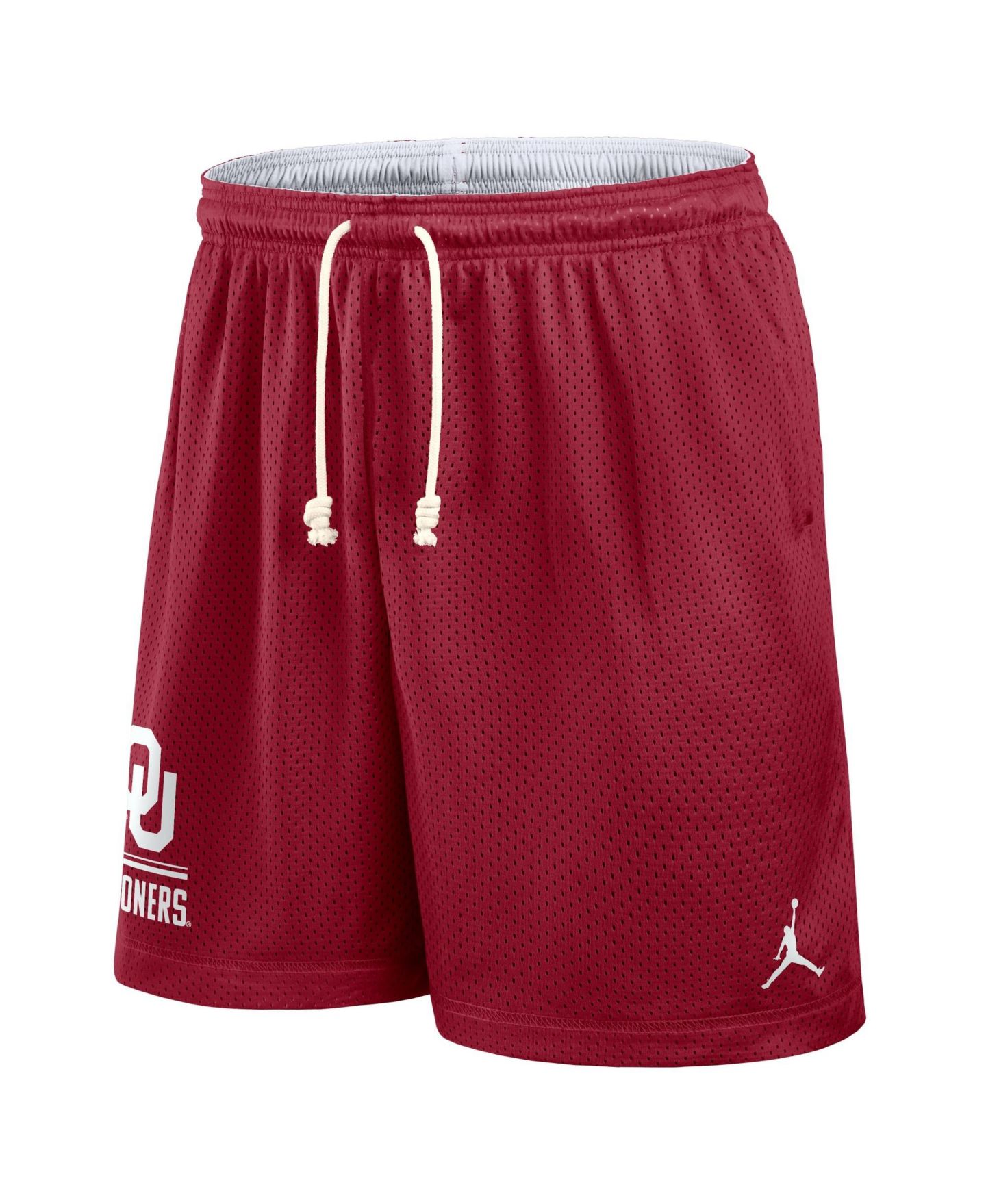Мужские шорты Jordan Crimson/White Oklahoma Sooners Courtside Reversible Dri-FIT — фото 7