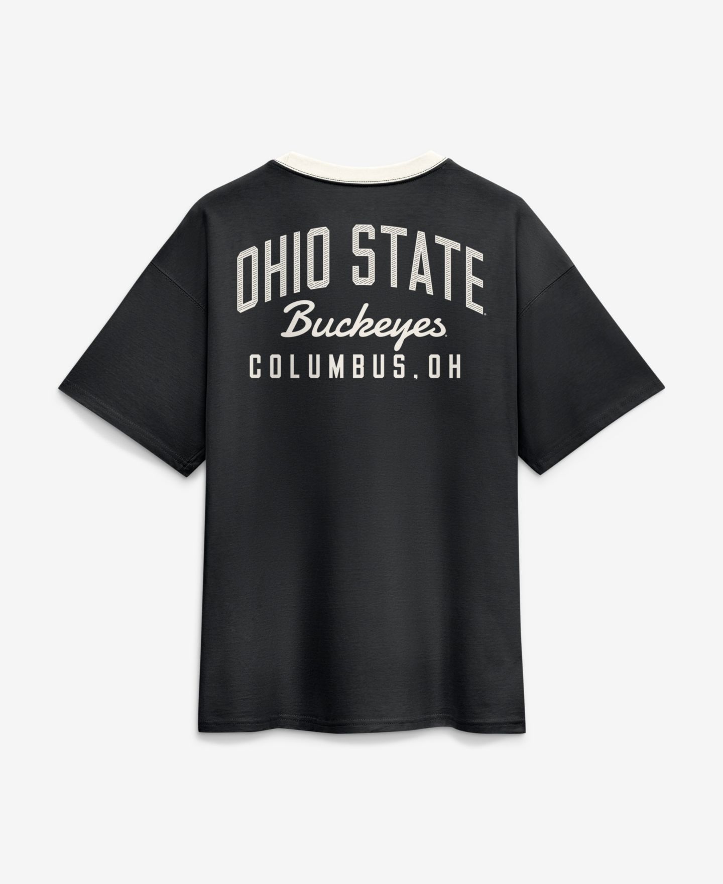 Мужская футболка Nike Black Ohio State Buckeyes Contrast Trim Legacy Max90 Pocket — фото 3
