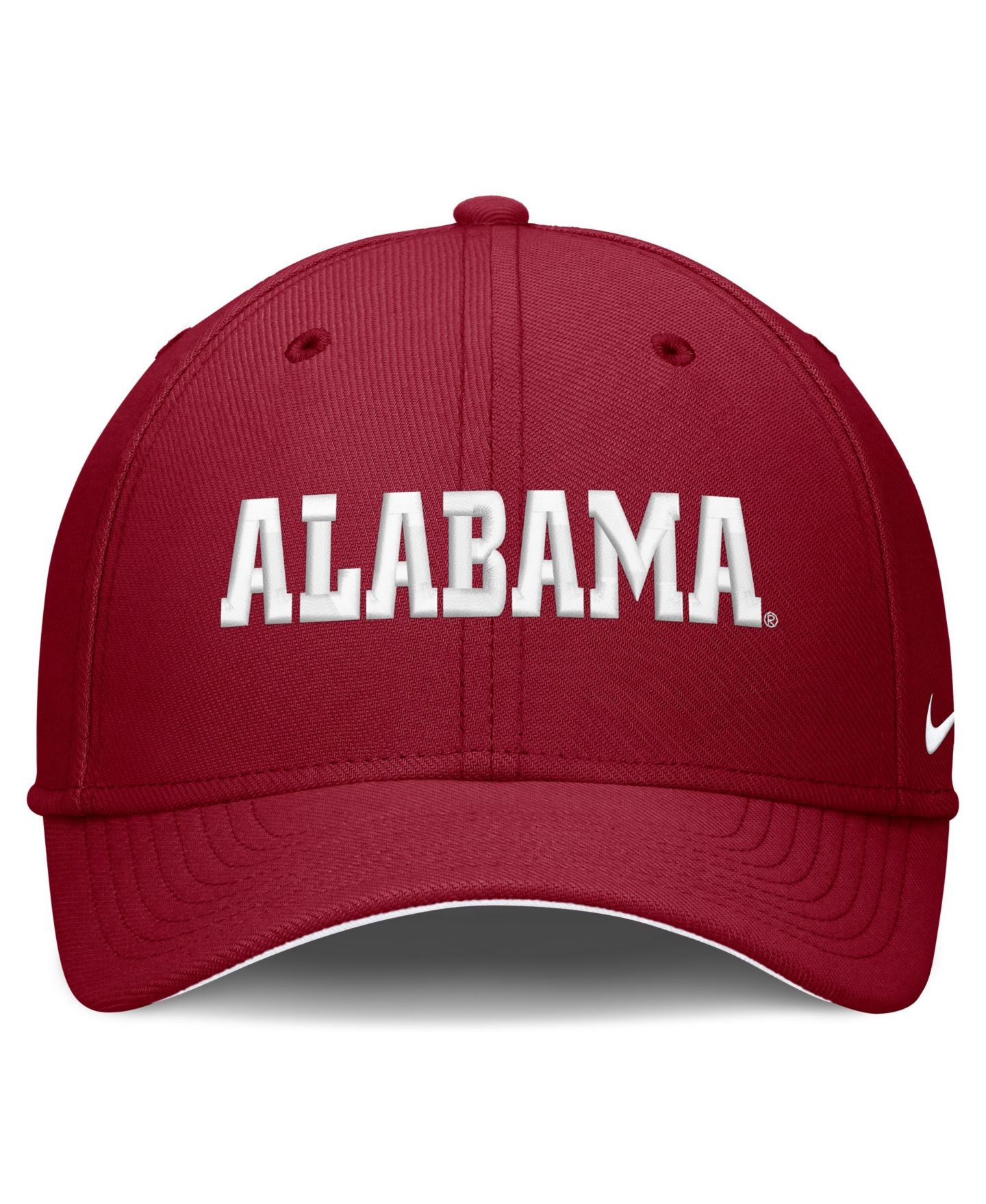 Мужская кепка Nike Crimson Alabama Crimson Tide Primetime Team Rise Flex Hat — фото 2