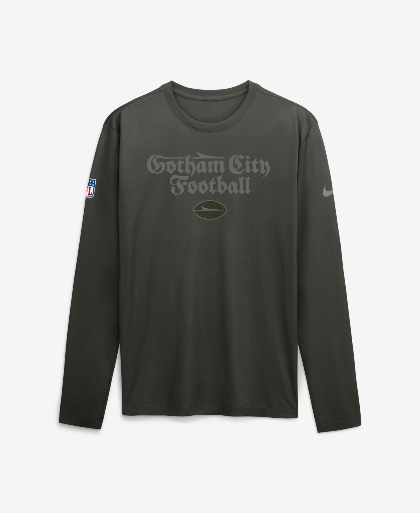 Мужская футболка Nike Green New York Jets Rivalries Collection Sideline Legend Long-Sleeve — фото 2