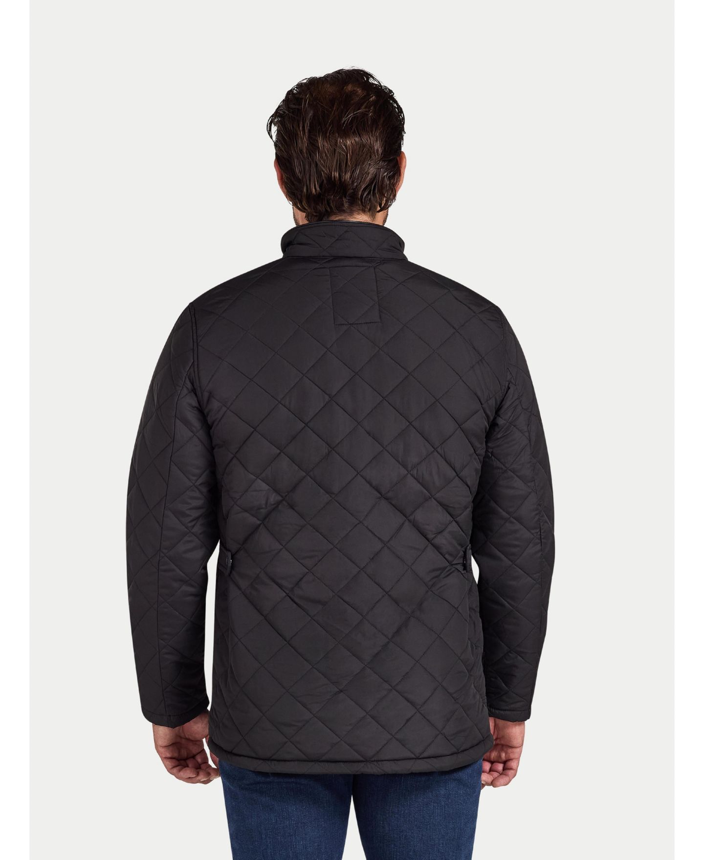 Мужская куртка Raging Bull Quilted Relaxed-Fit, цвет: Чёрный — фото 2