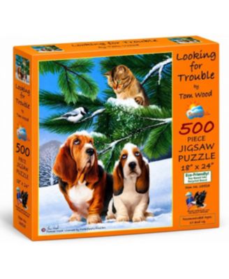 Looking for Trouble 500 Piece Jigsaw Puzzle, Ages 15+