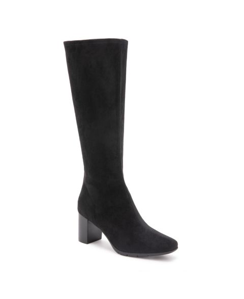 Женские ботинки Aerosoles Micah Tall, цвет: Чёрный искусственный замшевый