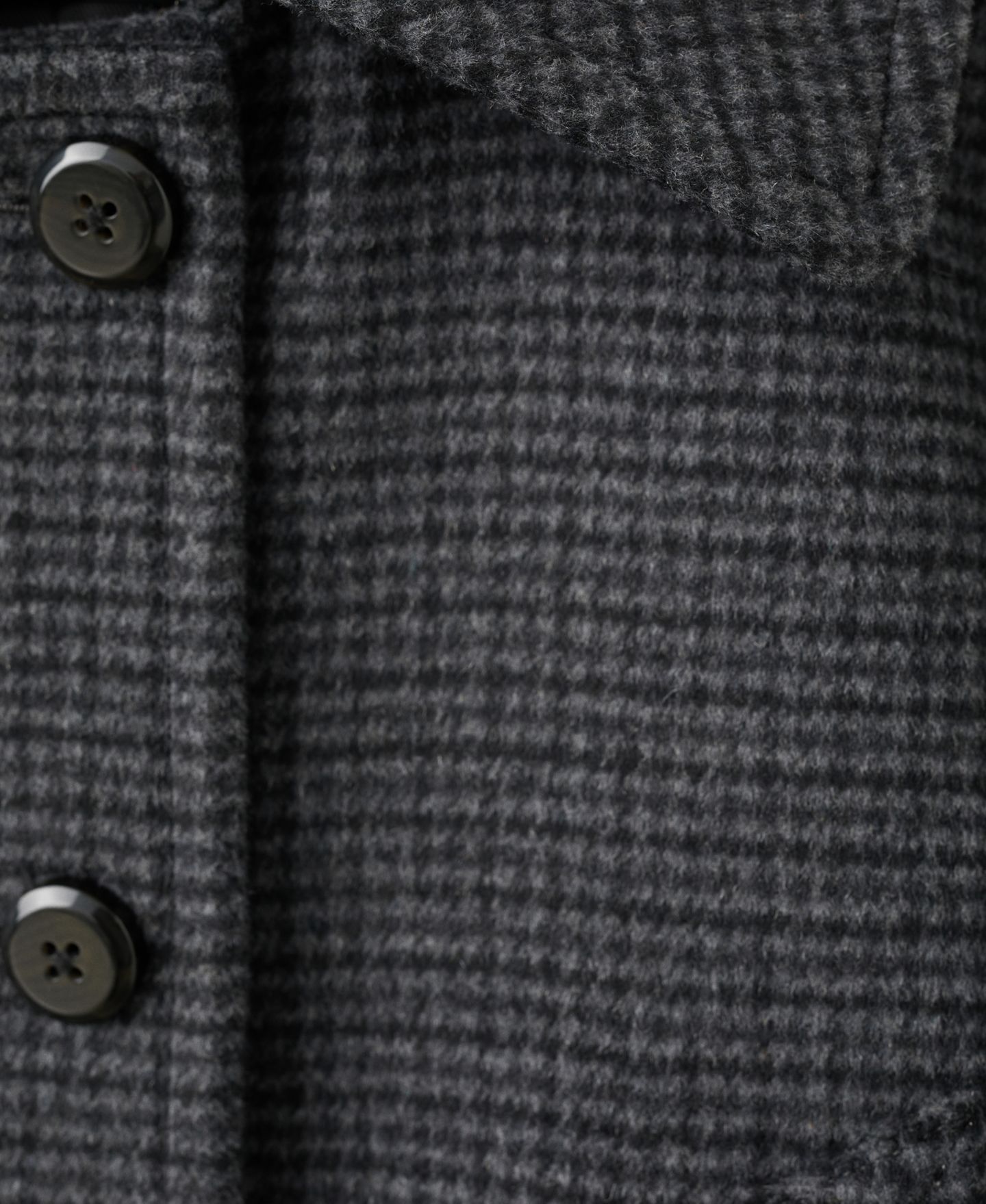 Женская куртка Mango Houndstooth Oversized Wool-Blend, цвет: Тёмно-синий — фото 6