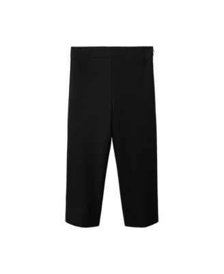 Women's Cutouts High-Rise Capri Pants
