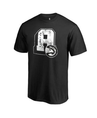 Men's Black Atlanta Hawks Letterman T-Shirt